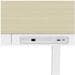 SpeaKa Professional SP-12061128 Sitz-Stehschreibtisch Schreibtisch elektrisch höhenverstellbar Holz weiß