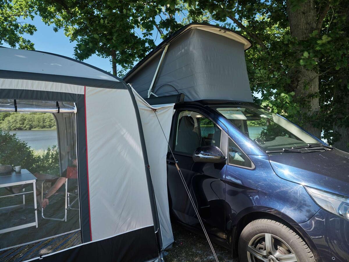 Isabella Air X-Tension Tunnel Verbindungsschleuse für Van Kederlänge 320cm Camping grau