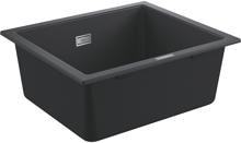 Grohe K700 Komposit-Küchenspüle Unterbauspüle 1 Becken Ablauffernbedienung reversibel granit schwarz