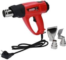 KS Tools 960.1175 Heißluftgebläse Heißluftpistole 2000 Watt 240V/AC rot