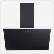 PKM S23-60 ABPY Dunstabzugshaube Kopffreihaube 60cm breit Beleuchtung LED Abluft Umluft schwarz