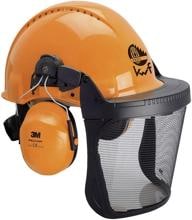 3M G3000M Forstschutz-Helm-Set Visier Gehörschutz Schutzhelm orange