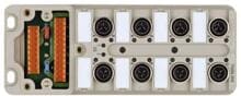 2 Stück Weidmüller SAI-8-M 4P IDC UT Sensor/Aktorbox passiv M12-Verteiler mit Metallgewinde