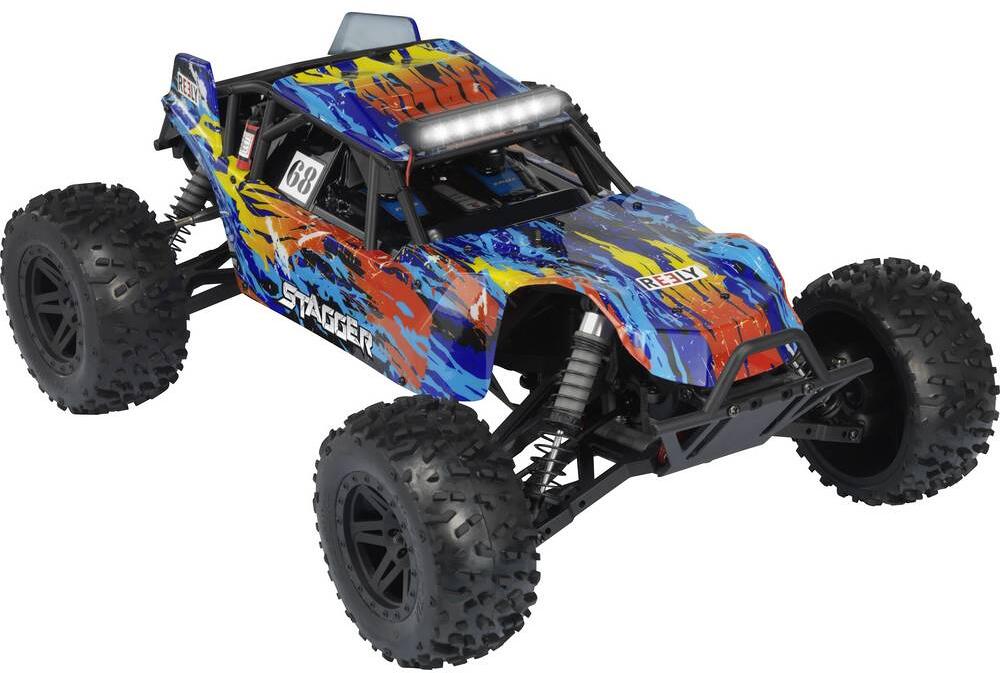 Reely Stagger Brushed 1:10 RC Modellauto Elektro Buggy Allradantrieb 4WD 100% RtR 2,4GHz