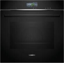 Siemens HR776G1B1 iQ700 Einbau-Backofen 60cm breit 60cm breit 71 Liter Dampunterstützung Pyrolytisch+Hydrolytisch 19 Heizarten TFT Touchdisplay Kindersicherung Home Connect schwarz