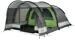 High Peak Brixen 5.0 Tunnelzelt Camping-Zelt Familienzelt 4-Personen 470x300cm Outdoor grau grün