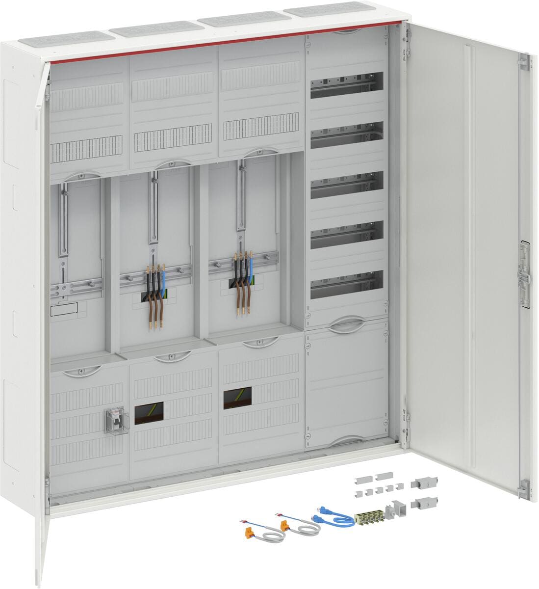Striebel & John BA27CB6V Zählerschrank Komplettschrank ComfortLine A 5-reihig verkerhsweiß
