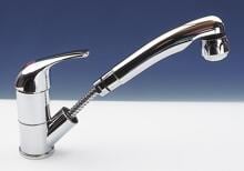 RK Reich Keramik Kama Mischarmatur Wasserhahn Einhebelmischer Brause 6 bar Camping Wohnwagen chrom