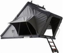 Vickywood Cumaru 135 Eco Hartschalen Dachzelt Autodach-Zelt mit Hartschale 2-Personen Camping schwarz grau