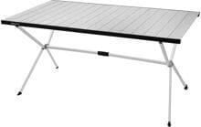KingCamp Dolomite Rolltisch Campingtisch XL Garten Outdoor schwarz silber