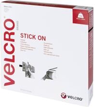 Velcro VEL-EC60355 Klettband Haft-Flauschteil selbstklebend 25mx2cm schwarz