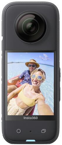 Insta360 X3 360° Actionkamera Videokamera Webcam Touch-Screen 2,9" Display 5K Zeitraffer WLAN wasserfest schwarz