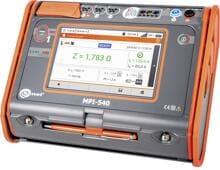 Sonel MPI-540 Multifunktions-Installationsprüfgerät Gerätetester grau orange