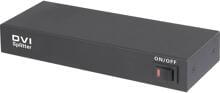 Renkforce RF-428945 DVI-Splitter Verteiler Umwandler UHD 2 Ausgänge schwarz
