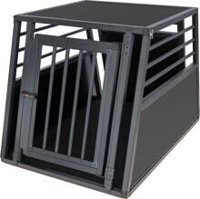 KERBL Pet Vacation Transportbox Tiertransportbox eintürig 92x65x65,5cm