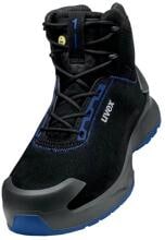 Uvex 6815839 S2 PUR W11 Sicherheitshalbschuhe Arbeitsschuhe Größe 39 Kunststoffkappe schwarz blau