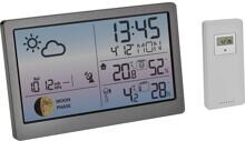 TFA Dostmann Luna Sky Funk-Wetterstation Temperatur Uhrzeit 12 Stunden 3 Sensoren