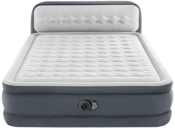 Intex Dura-Beam Deluxe Ultra Luftbett Luftmatratze Reisebett Gästematratze mit Kopfteil Höhe 86cm Elektropumpe