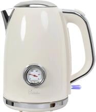 BiKitchen nostalgia 170 Wasserkocher Teekocher 1,7 Liter 220 Watt Edelstahl cremeweiß