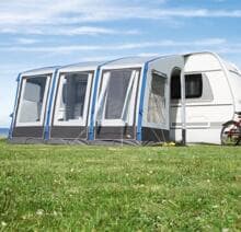dwt Space Air HQ Vorzelt Gr. L 375x280cm Anschlusshöhe 250-265cm Camping Wohnwagen Wohnmobil