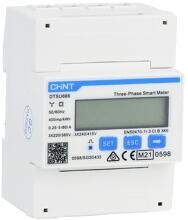 Chint DTSU666 Drehstromzähler Energiezähler 3×230/400V RS485 4PMID digital MID-konform weiß blau
