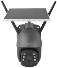 Sygonix SY-5177734 IP Überwachungskamera Netzwerkkamera Solarmodul GSM 1920x1080 Pixel schwarz