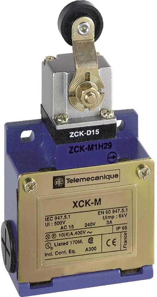 Telemecanique XCKM115H29 Endschalter Rollenhebel 1 Öffner 1 Schließer IP66
