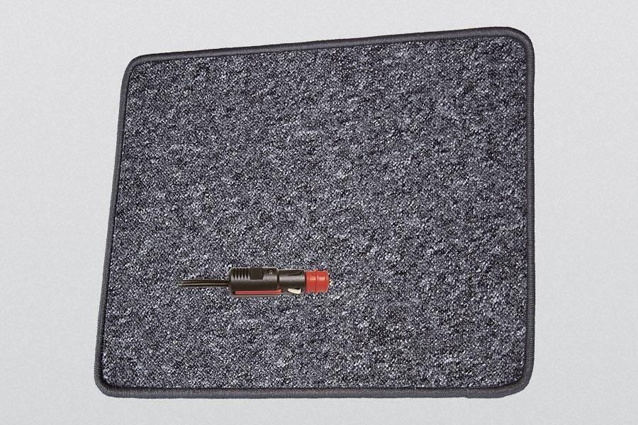 Pro Car Heizteppich Schlingenteppich 60x100cm 12V anthrazit