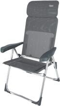 Crespo AL-213C Compact Faltstuhl Campingstuhl Klappsessel Garten Terrasse anthrazit