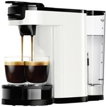Philips HD6592/04 Kaffeepadmaschine Filterkaffee-Funktion 1 Liter weiß schwarz