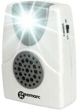 Geemarc CL11_WH Telefon-Klingeltonverstärker Funkklingel-Verstärker Blitzlicht 95dBA Komplett-Set weiß