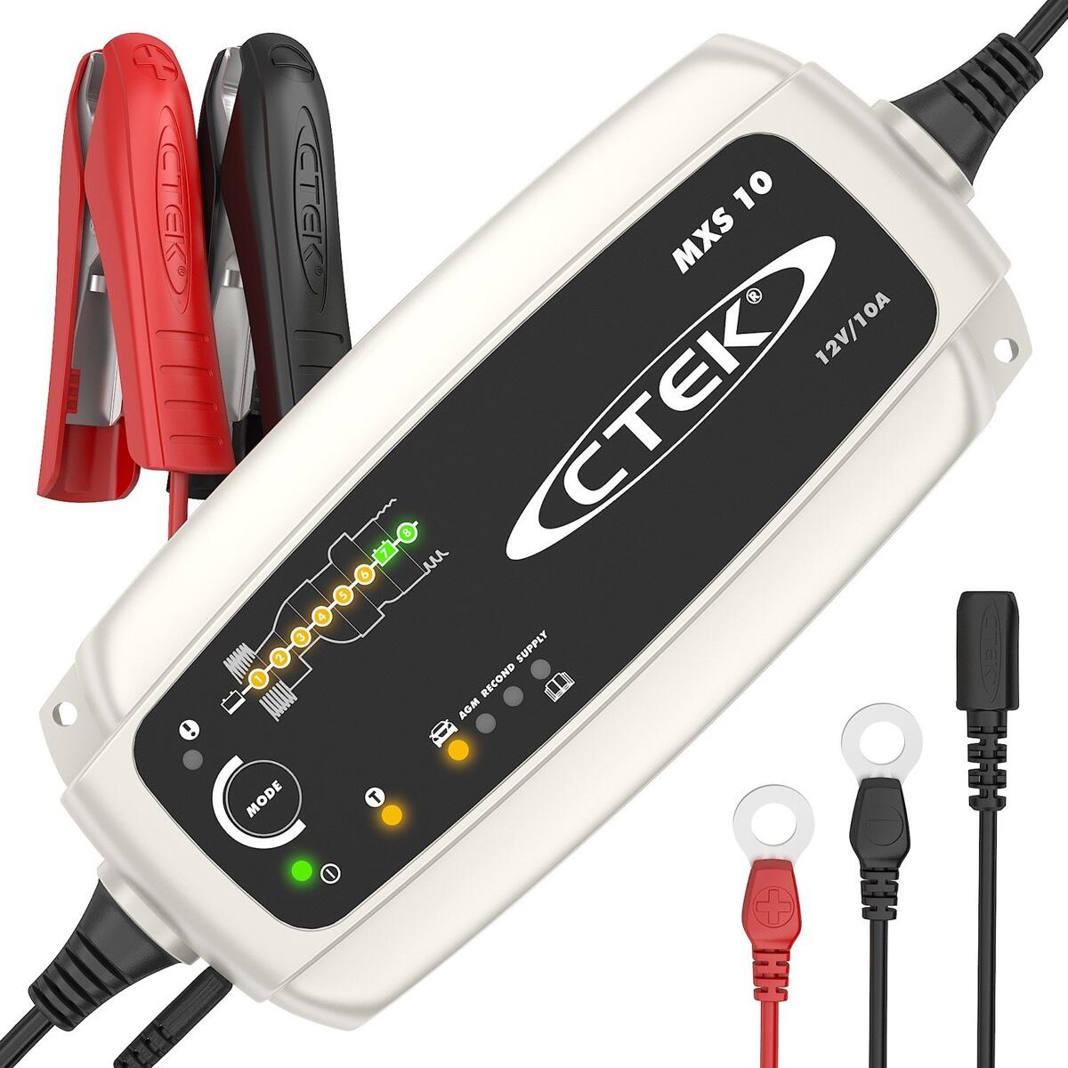 CTEK MXS 10 56-708 Automatikladegerät Autobatterie Ladegerät 12V 10A tragbar