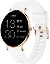 XCOAST Siona 2 Smartwatch Fitness-Uhr Puls Schlafdauer WhatsApp 42mm weiß