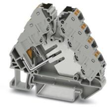 10 Stück Phoenix Contact PTRVB 4-FI/GY Potenzialverteiler Zugfeder 17,5A 4-polig grau