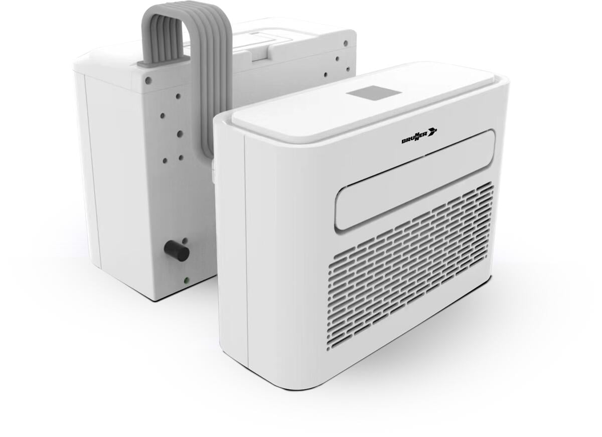 Brunner Polarys Twinair 5000 Split-Klimaanlage Klimagerät BTU/1460W Caravan Camping Wohnmobil weiß