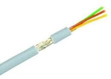 100 Meter Neut Liycy 5x0,25 Steuerleitung Schutzleiter Leitung Kabel 250V geflecht 5-adrig grau