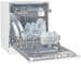 Exquisit GSP508-030D Tischgeschirrspüler Stand-Geschirrspüler 55cm breit 7 Programme 8 Maßgedecke weiß